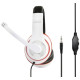 Гарнітура Gembird MHS-03-WTRDBK White/Red/Black
