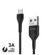 Мережевий зарядний пристрій Grand-X (1xUSB 2.1А) Black (CH-17U) + кабель micro-USB