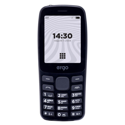 Мобiльний телефон Ergo B241 Basic Dual Sim Black
