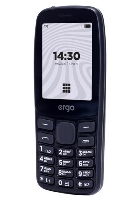 Мобiльний телефон Ergo B241 Basic Dual Sim Black