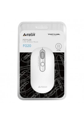 Миша бездротова A4Tech FG20 White