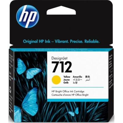 Картридж HP №712 DJ Т230/Т630 (3ED69A) Yellow 29ml