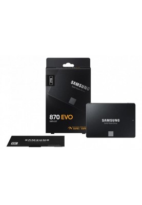 Накопичувач SSD 2TB Samsung 870 EVO 2.5" SATAIII MLC (MZ-77E2T0BW)