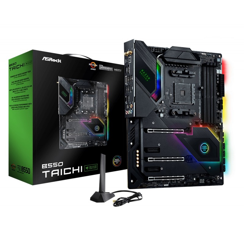 Материнська плата ASRock B550 Taichi Razer Edition Socket AM4