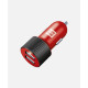 Автомобільний зарядний пристрій Luxe Cube 2USB 17W Red (8886668686235)