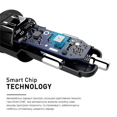 Автомобільний зарядний пристрій Luxe Cube 2USB 17W Red (8886668686235)