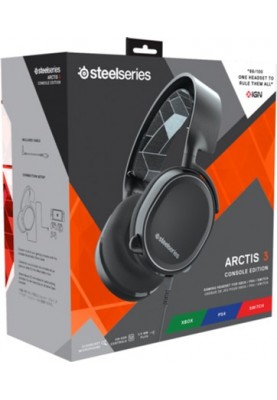 Гарнітура SteelSeries Arctis 3 for PS5 Black (61501)