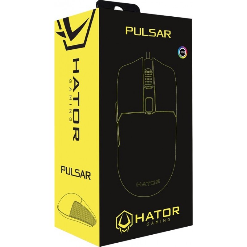 Мишка Hator Pulsar Black (HTM-313) USB