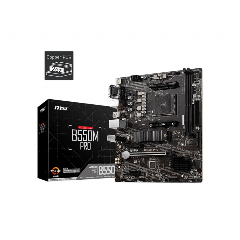 Материнська плата MSI B550M Pro Socket AM4