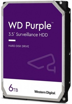 Накопичувач HDD SATA 6.0TB WD Purple 5400rpm 128MB (WD62PURZ)