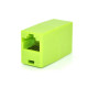 З`єднувач Merlion (2xRJ45-GREEN/06184) RJ45 патч-кордів мама/мама, зелений