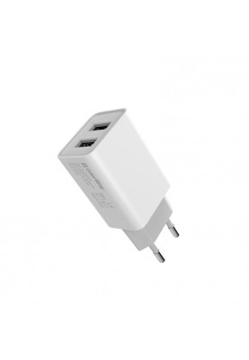 Мережевий зарядний пристрій ColorWay AutoID (2USBx2.1A) White (CW-CHS015-WT)