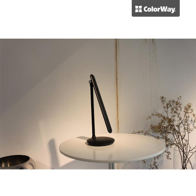 Настільна лампа LED ColorWay CW-DL02B-B Black Настільна лампа LED ColorWay CW-DL02B-B Black