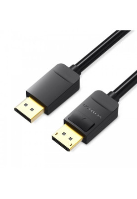Кабель Vention DisplayPort - DisplayPort V1.2 (M/M), 3 м, Black (HACBI)