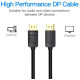 Кабель Vention DisplayPort - DisplayPort V1.2 (M/M), 3 м, Black (HACBI)
