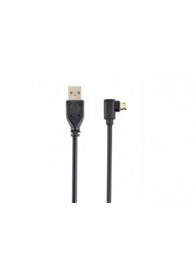 Кабель Cablexpert USB - micro USB V 2.0 (M/M), чорний, 1.8 м (CCB-USB2-AMmDM90-6)