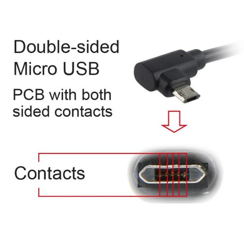 Кабель Cablexpert USB - micro USB V 2.0 (M/M), чорний, 1.8 м (CCB-USB2-AMmDM90-6)