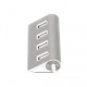 Концентратор USB 2.0 Maxxter 4хUSB2.0 Silver (HU2A-4P-01)