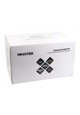Джерело безребійного живлення Maxxter MX-HI-PSW1000-01 1000VA