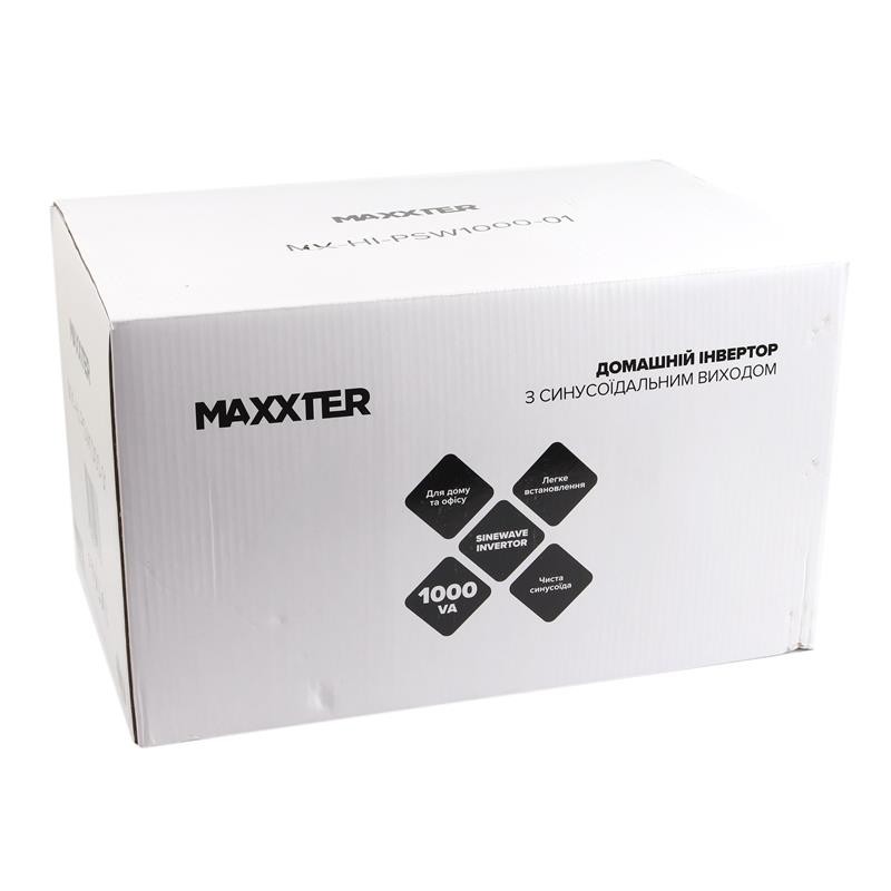 Джерело безребійного живлення Maxxter MX-HI-PSW1000-01 1000VA