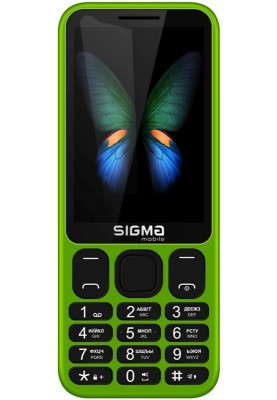 Мобiльний телефон Sigma mobile X-Style 351 Lider Dual Sim Green