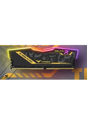 Модуль пам`яті DDR4 8GB/3200 Team T-Force Delta TUF Gaming RGB (TF9D48G3200HC16C01)