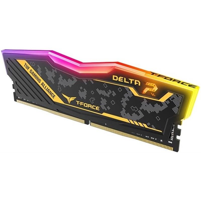 Модуль памяти DDR4 8GB/3200 Team T-Force Delta TUF Gaming RGB (TF9D48G3200HC16C01)