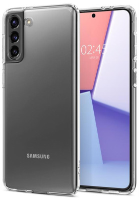 Чохол-накладка Spigen Crystal Flex для Samsung Galaxy S21 SM-G991 Clear (ACS02447)