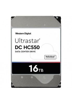 Накопичувач HDD 3.5" SATA 16.0TB WD Ultrastar DC HC550 7200rpm 512MB (0F38462)