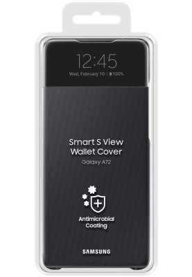 Чохол-книжка Samsung S View Wallet Cover для Samsung Galaxy A72 SM-A725 Black (EF-EA725PBEGRU)