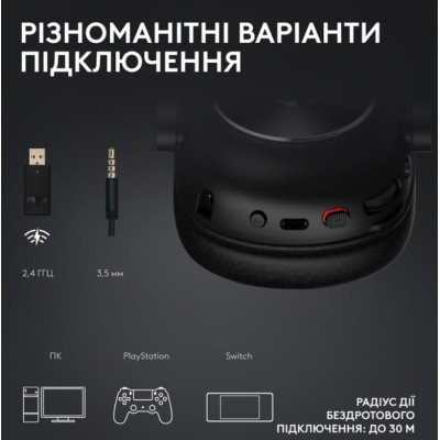 Гарнітура Logitech G Pro X2 Wireless LightSpeed Magenta (981-001275) Гарнітура Logitech G Pro X2 Wireless LightSpeed Magenta (981-001275)