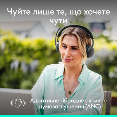 Bluetooth-гарнітура Logitech Zone Wireless 2 ES Graphite (981-001503) Bluetooth-гарнітура Logitech Zone Wireless 2 ES Graphite (981-001503)