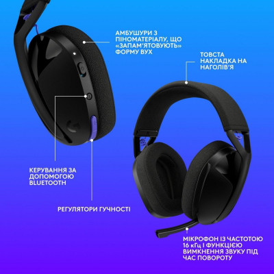 Гарнітура Logitech G321 Lightspeed Black (981-001563) Гарнітура Logitech G321 Lightspeed Black (981-001563)