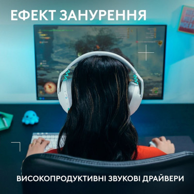 Гарнітура Logitech G321 Lightspeed White (981-001569) Гарнітура Logitech G321 Lightspeed White (981-001569)