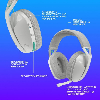 Гарнітура Logitech G321 Lightspeed White (981-001569) Гарнітура Logitech G321 Lightspeed White (981-001569)