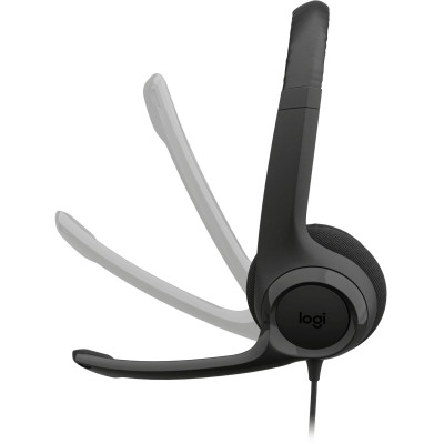 Гарнітура Logitech H390 USB-C Midnight Black (981-001576) Гарнітура Logitech H390 USB-C Midnight Black (981-001576)