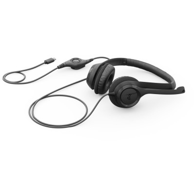 Гарнітура Logitech H390 USB-C Midnight Black (981-001576) Гарнітура Logitech H390 USB-C Midnight Black (981-001576)