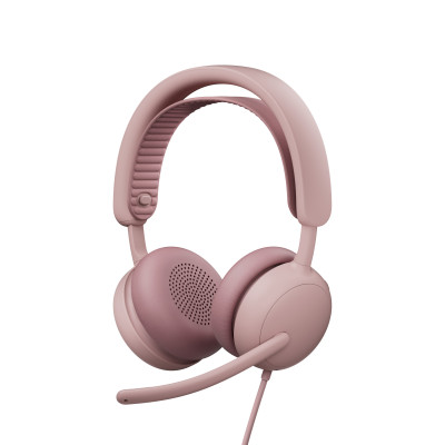 Гарнітура Logitech Zone Wired 2 USB Rose (981-001620) Гарнітура Logitech Zone Wired 2 USB Rose (981-001620)