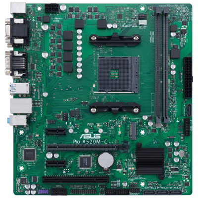 Материнська плата Asus Pro A520M-C/CSM Socket AM4