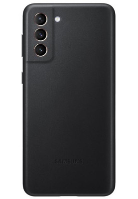 Чохол-накладка Samsung Leather Cover для Samsung Galaxy S21+ SM-G996 Black (EF-VG996LBEGRU)