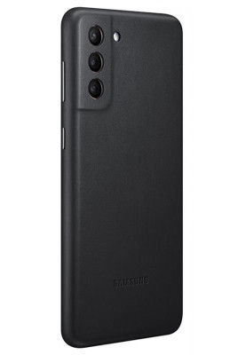 Чохол-накладка Samsung Leather Cover для Samsung Galaxy S21+ SM-G996 Black (EF-VG996LBEGRU)