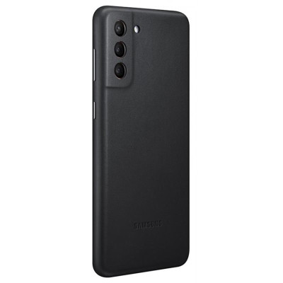 Чохол-накладка Samsung Leather Cover для Samsung Galaxy S21+ SM-G996 Black (EF-VG996LBEGRU)