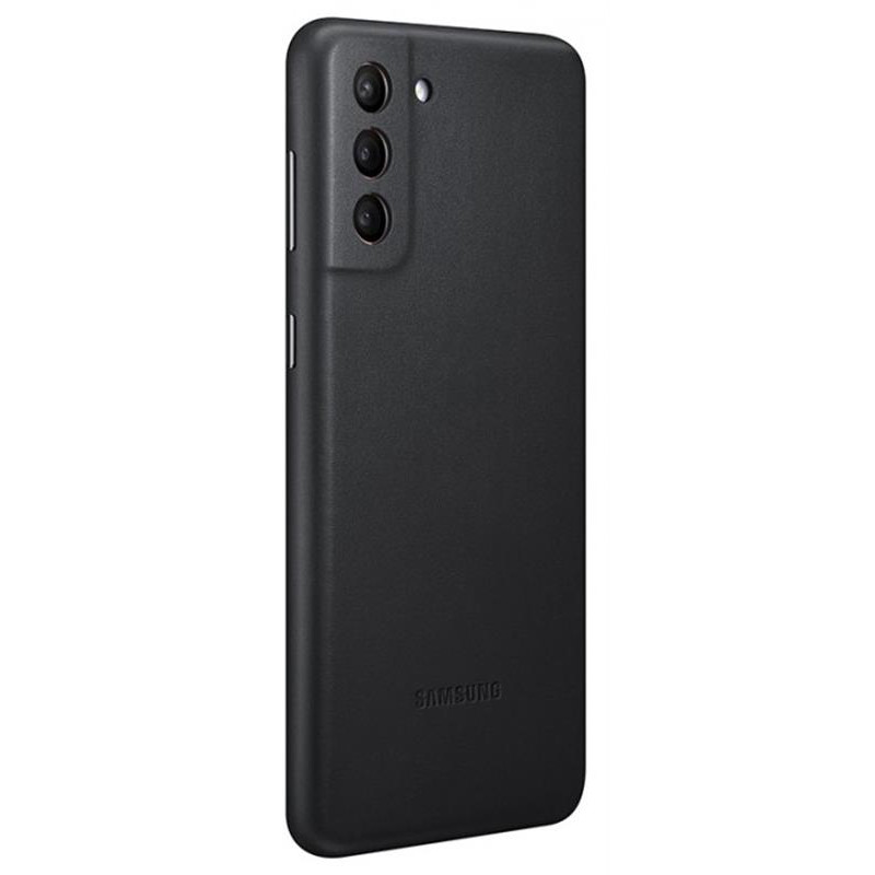 Чохол-накладка Samsung Leather Cover для Samsung Galaxy S21+ SM-G996 Black (EF-VG996LBEGRU)