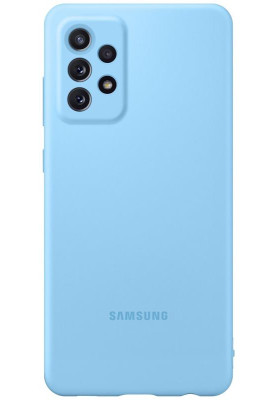 Чохол-накладка Samsung Silicone Cover для Samsung Galaxy A72 SM-A725 Blue (EF-PA725TLEGRU)