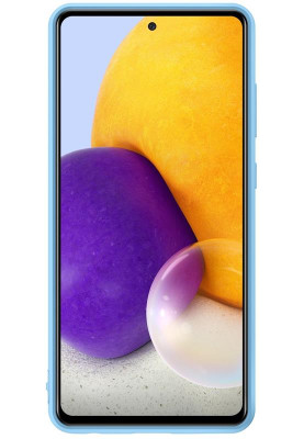 Чохол-накладка Samsung Silicone Cover для Samsung Galaxy A72 SM-A725 Blue (EF-PA725TLEGRU)