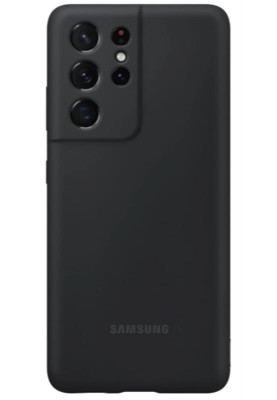 Чохол-накладка Samsung Silicone Cover для Samsung Galaxy S21 Ultra SM-G998 Black (EF-PG998TBEGRU)