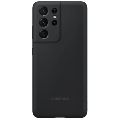 Чохол-накладка Samsung Silicone Cover для Samsung Galaxy S21 Ultra SM-G998 Black (EF-PG998TBEGRU)