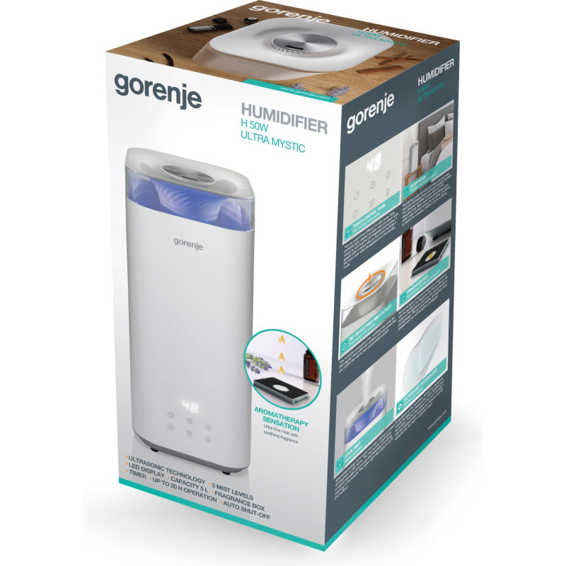 Зволожувач повітря Gorenje H50W Зволожувач повітря Gorenje H50W