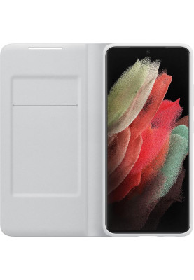 Чохол-книжка Samsung Smart LED View Cover для Samsung Galaxy S21 Ultra SM-G998 Light Gray (EF-NG998PJEGRU)
