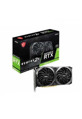 Відеокарта GF RTX 3060 Ti 8GB GDDR6 Ventus 2X OCV1 MSI (GeForce RTX 3060 Ti VENTUS 2X 8G OCV1 LHR)